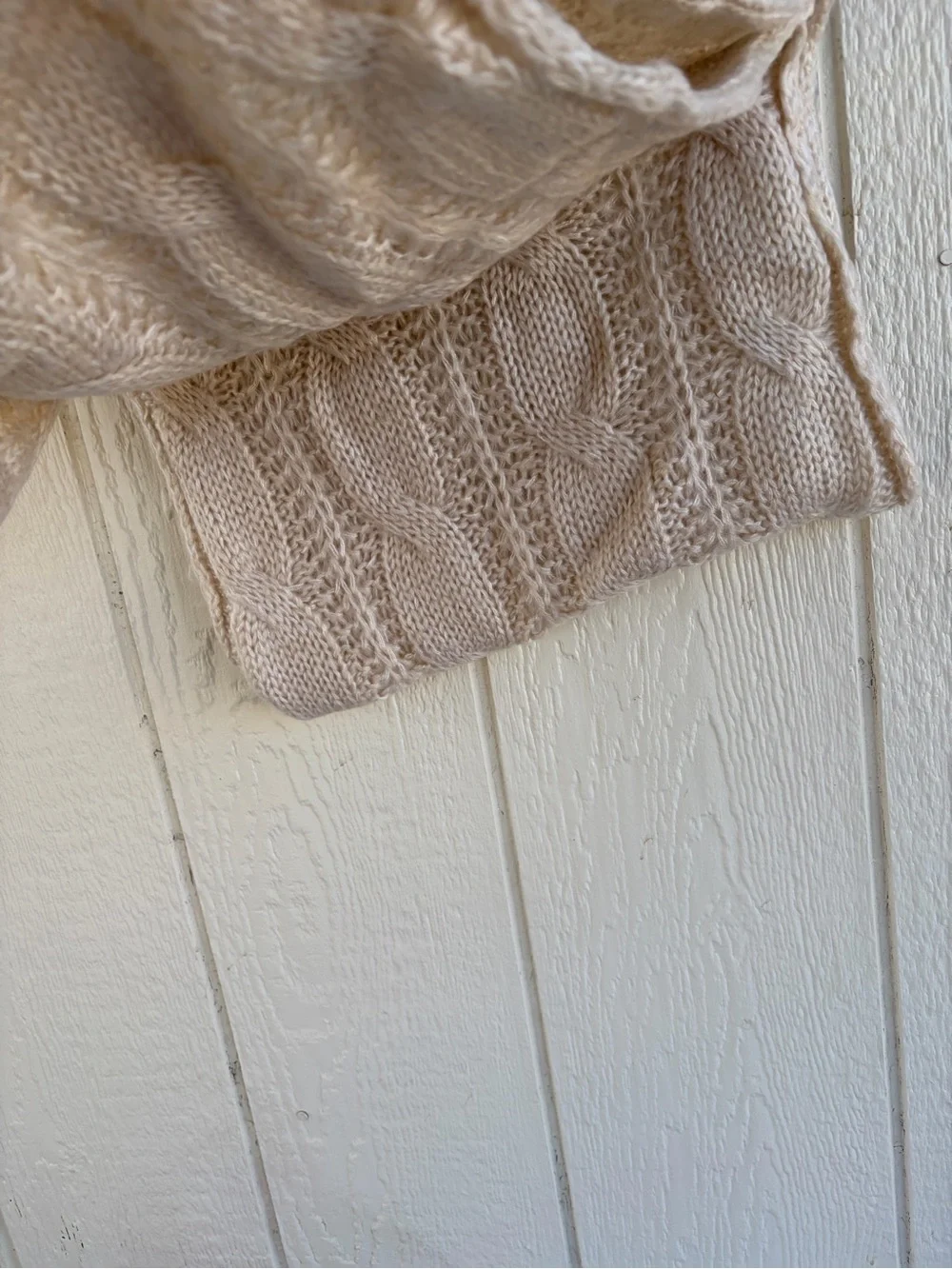 Unisex Large warm knitted long winter scarf